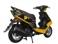 Karikatür Tasarımlı Şirin Moped Scooter
