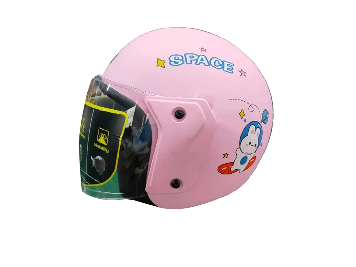New National Standard 3C Certified Cartoon Electric Bikes Helmet Safety Hat Adult Men's And Women's Cycling Helmet Cute And Warm Four Seasons Ear Protective Half Helmet TK-005